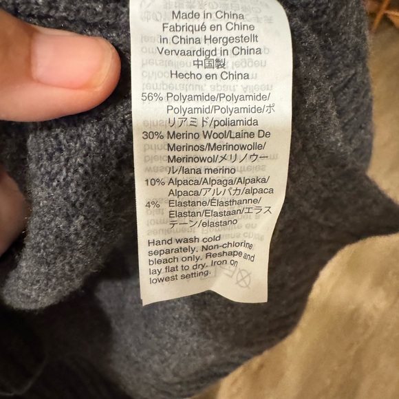 J. Crew Charcoal Cardigan Sweater - Picture 3 of 4